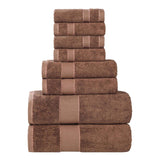 Niles Egyptian Giza Cotton Plush Heavyweight Soft 8 Piece Towel Set