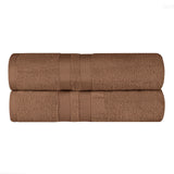 Ultra-Soft Cotton Solid Medium Weight Absorbent Bath Towel Set of 2