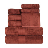 Cotton Plush Terry Towel Set 8-Piece - Atlas