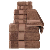 Niles Egyptian Giza Cotton Plush Towel Set 9-Piece