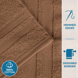Ultra-Soft Cotton Solid Medium Weight Absorbent Bath Towel Set of 2