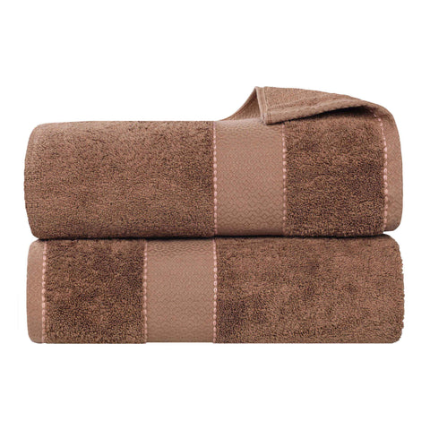 Giza Egyptian Cotton Bath Sheet Set - 2 Piece, Ultra Plush, Niles