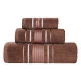 Sadie Zero Twist Cotton Solid Absorbent 3 Piece Towel Set