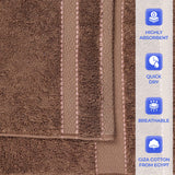 Niles Egyptian Giza Cotton Plush Heavyweight Soft 9 Piece Towel Set