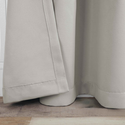 Blackout Window Curtains Solid Room Darkening Back Tab Set of 2
