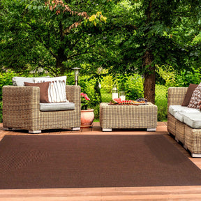 Bohemian Indoor Outdoor Rugs Solid Rectangle Braided Area Rug