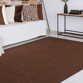 Bohemian Indoor Outdoor Rugs Solid Rectangle Braided Area Rug