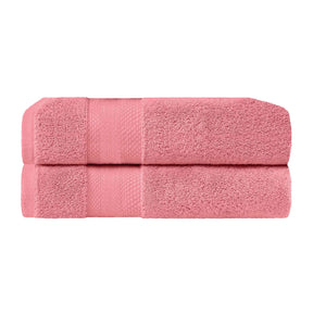 Aria Turkish Cotton Heavyweight Solid Absorbent 2-Piece Bath Towel Set