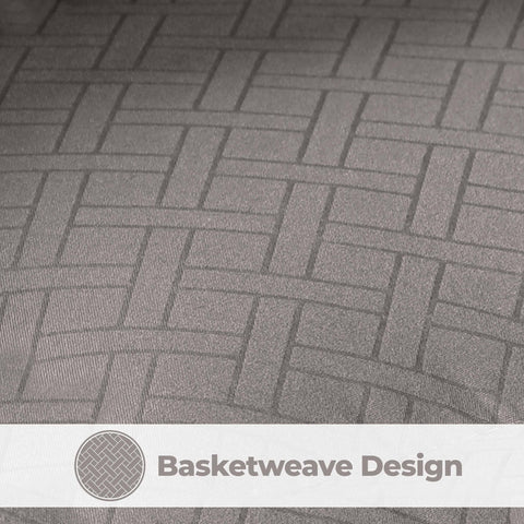 Monochrome Basketweave Plush Microfiber Down Alternative Comforter