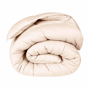Monochrome Basketweave Plush Microfiber Down Alternative Comforter