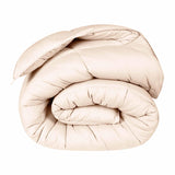 Monochrome Basketweave Plush Microfiber Down Alternative Comforter