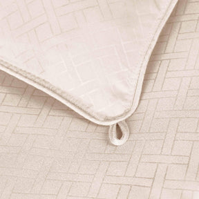 Monochrome Basketweave Plush Microfiber Down Alternative Comforter