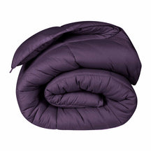 Monochrome Basketweave Plush Microfiber Down Alternative Comforter