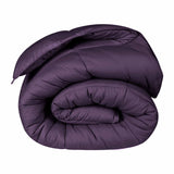 Monochrome Basketweave Plush Microfiber Down Alternative Comforter