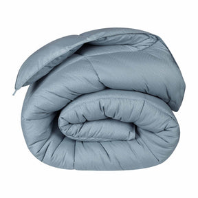 Monochrome Basketweave Plush Microfiber Down Alternative Comforter