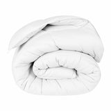 Monochrome Basketweave Plush Microfiber Down Alternative Comforter