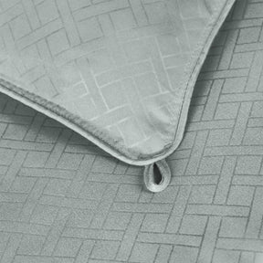 Monochrome Basketweave Plush Microfiber Down Alternative Comforter