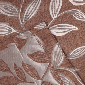 Leaves Room Darkening Washable Blackout Curtain Panels, Set of 2