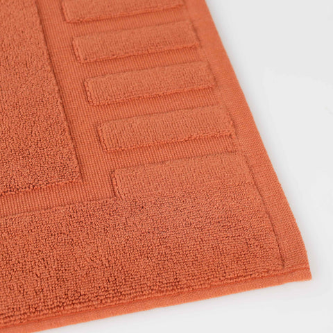 Leo Cotton Modern Absorbent Heavy Washable Bath Mat Set of 2