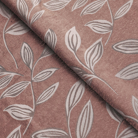 Leaves Machine Washable Room Darkening Blackout Curtains, Set of 2