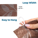 Leaves Room Darkening Washable Blackout Curtain Panels, Set of 2