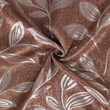 Leaves Room Darkening Washable Blackout Curtain Panels, Set of 2