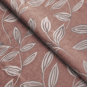 Leaves Machine Washable Room Darkening Blackout Curtains 4 Pieces