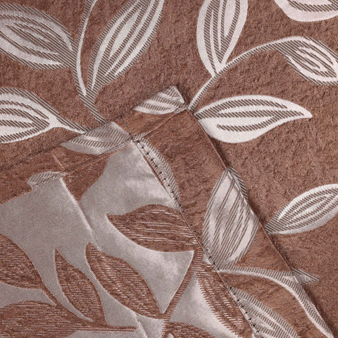 Leaves Room Darkening Washable Blackout Curtain Panels, Set of 2