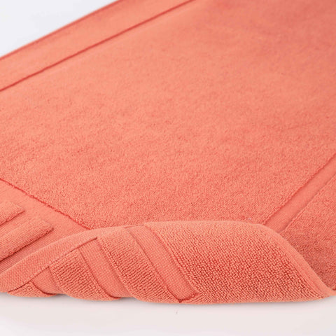 Leo Cotton Modern Absorbent Heavy Washable Bath Mat Set of 2