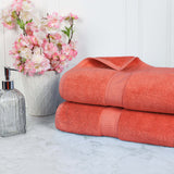 Madison Egyptian Cotton Plush Thick Absorbent Bath Sheet Set of 2