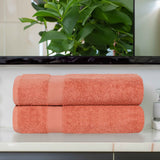 Cotton Eco-Friendly Bathroom Essentials 2 Piece Bath Sheet Set