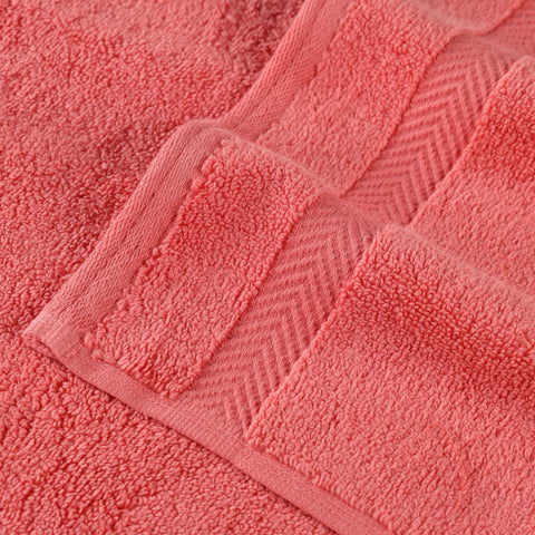 3 Piece Zero Twist Cotton Towels Soft Absorbent