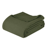 Nobel Cotton Textured Jacquard Chevron Lightweight Woven Blanket