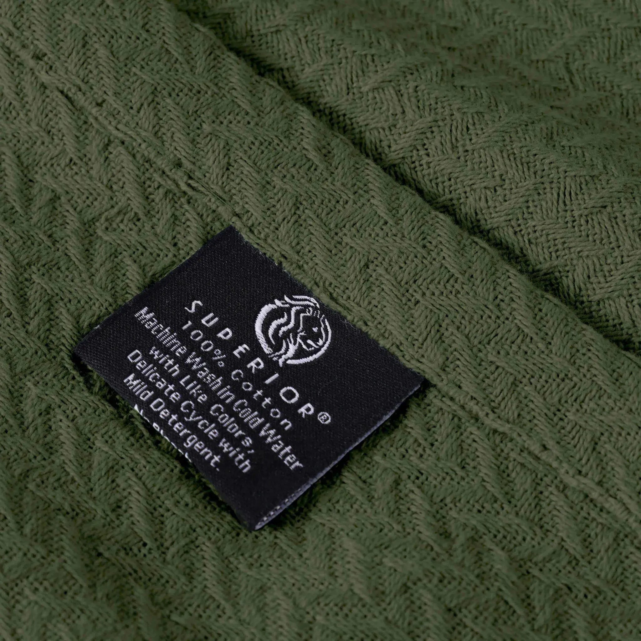 Nobel Cotton Textured Jacquard Chevron Lightweight Woven Blanket