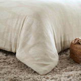 Manali Cotton All Season Bedding Diamond Lattice Woven Comforter Set