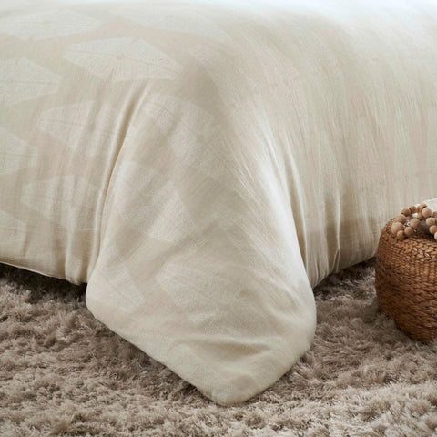 Manali Cotton All Season Bedding Diamond Lattice Woven Comforter Set