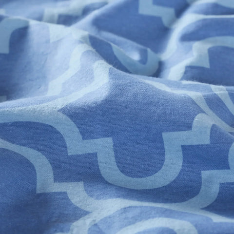 Moroccan Trellis Cotton Flannel 2 Piece Pillowcase Set