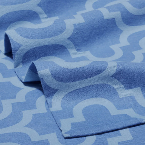 Moroccan Trellis Cotton Flannel 2 Piece Pillowcase Set
