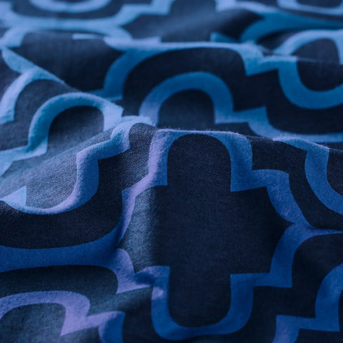 Moroccan Trellis Cotton Flannel 2 Piece Pillowcase Set