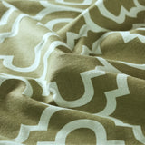 100% Cotton Flannel Bed Sheet Set Trellis Deep Pocket