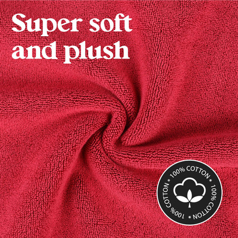 Leo Cotton Modern Absorbent Heavy Washable Bath Mat Set of 2
