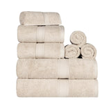 Egyptian Cotton 8-piece towel set – Plush & Heavyweight
