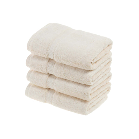 Egyptian Cotton Hand Towels 4-Piece Plush Set by Madison