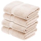 Egyptian Cotton Plush Heavyweight Bath Towel Set of 4