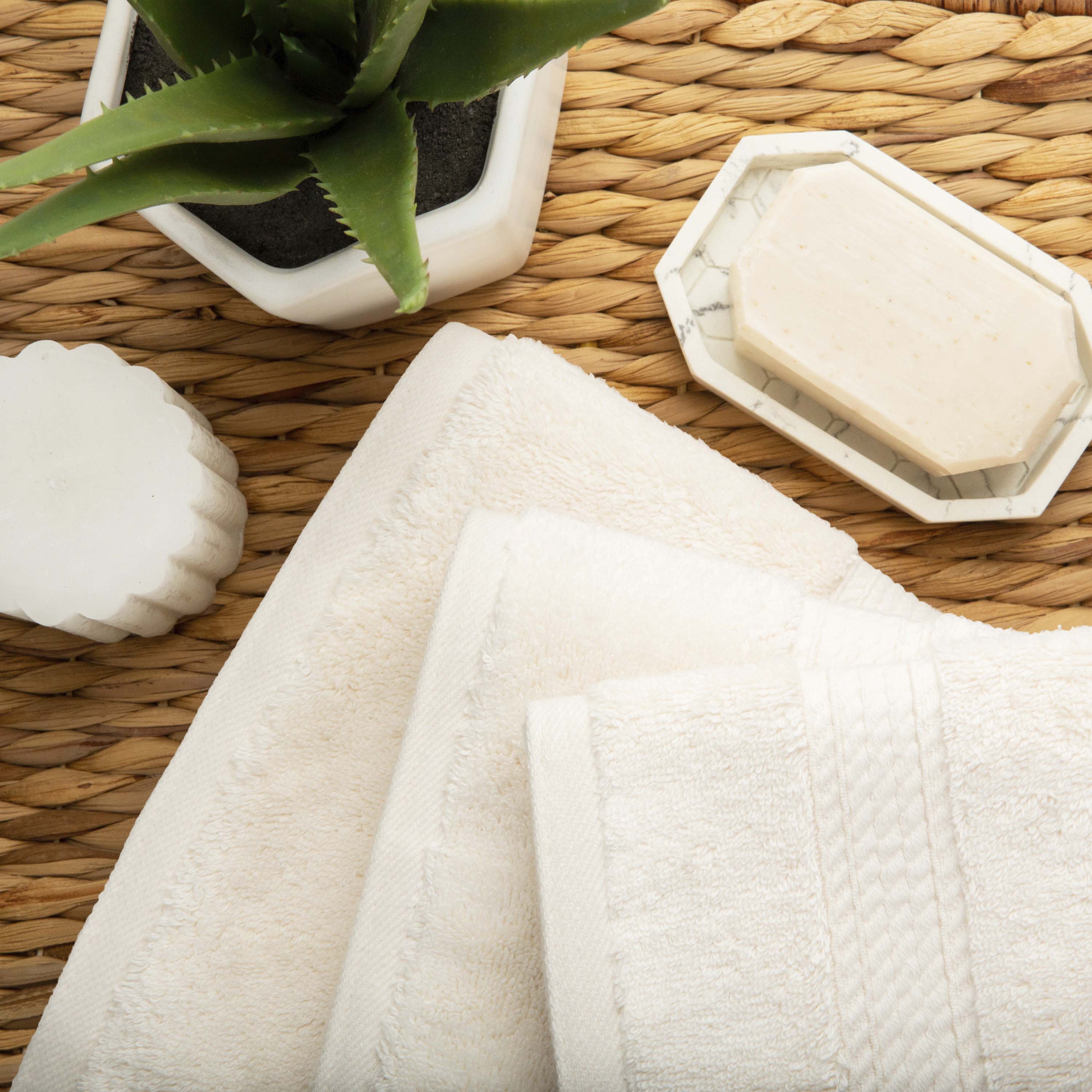 Madison Egyptian Cotton Plush Heavyweight 3 Piece Towel Set