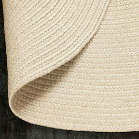 Bohemian Braided Indoor Outdoor Rugs Solid Round Area Rug