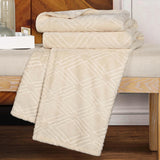 Alaska Diamond Fleece Plush Ultra-Soft Fluffy Blanket