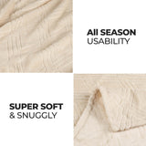 Alaska Diamond Fleece Plush Ultra-Soft Fluffy Blanket