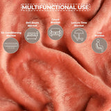 Superior Fleece Plush Medium Weight Fluffy Soft Decorative Throw