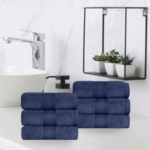 Superior Premium Turkish Cotton 6-Piece Hand Towel Set